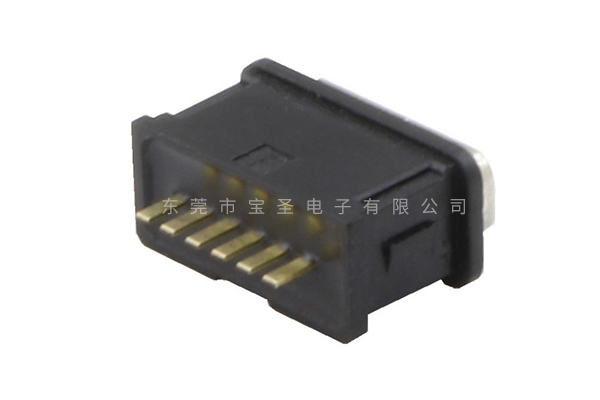 防水TYPE C 6PIN 立式無柱BS-USBC-1233